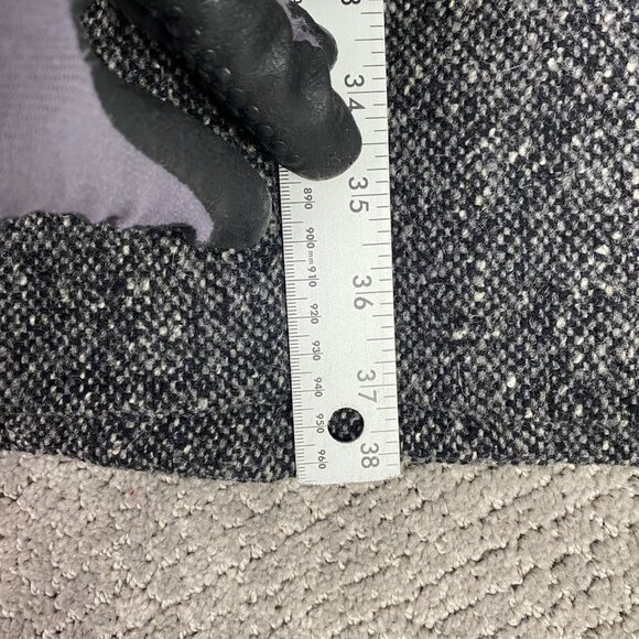 J. CREW Tweed Coat Overcoat Womens Medium Gray Wool Blend Thinsulate Insulated - Picture 15 of 15